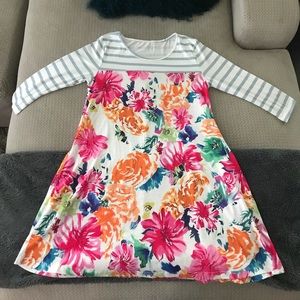 FLORAL DRESS/SIZE MEDIUM